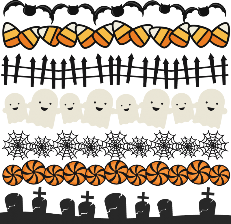 Halloween Border Paper