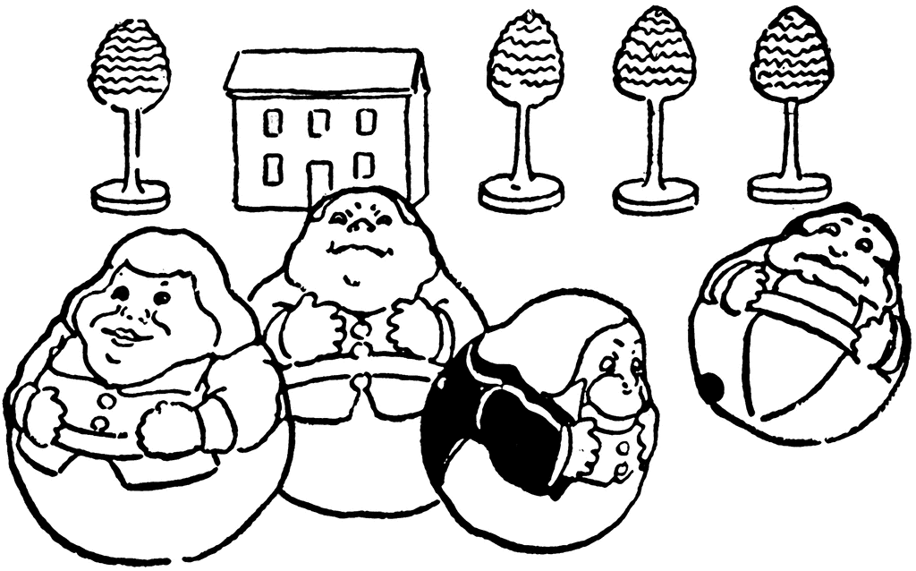 Group of Toys | ClipArt ETC