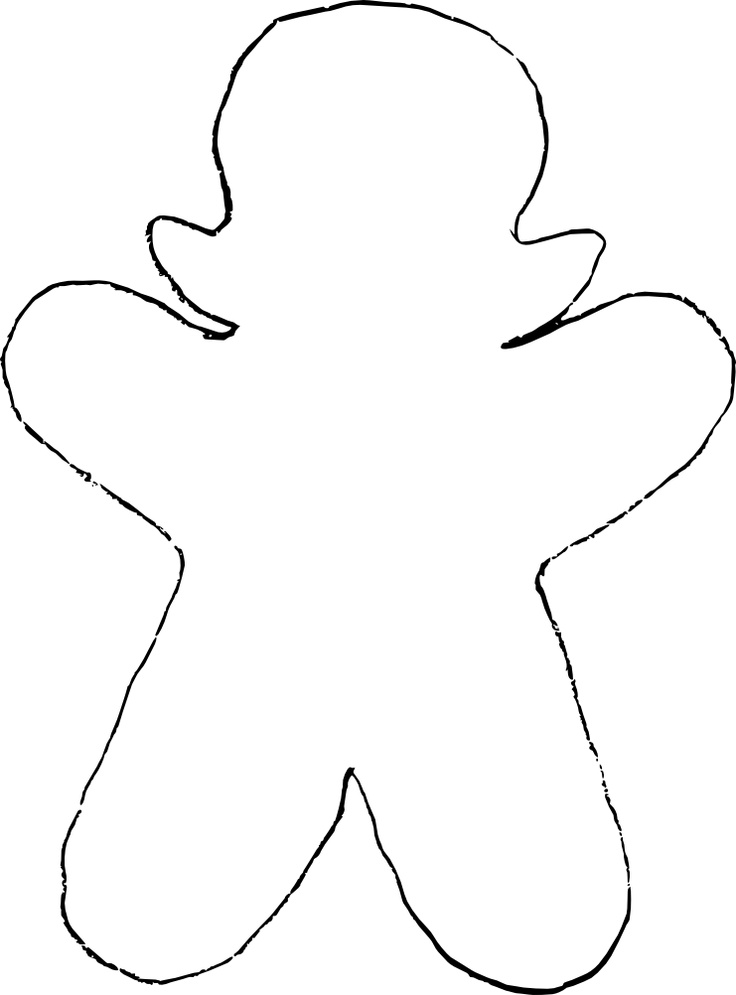 Girl Outline for "All About Me" collage | all about me | Pinterest