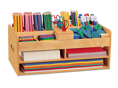 Classic Birch Tabletop Writing Center at Lakeshore Learning