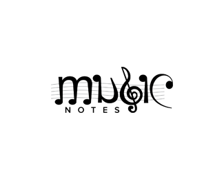 50 Awesome Music Note Logo Designs | Designbeep