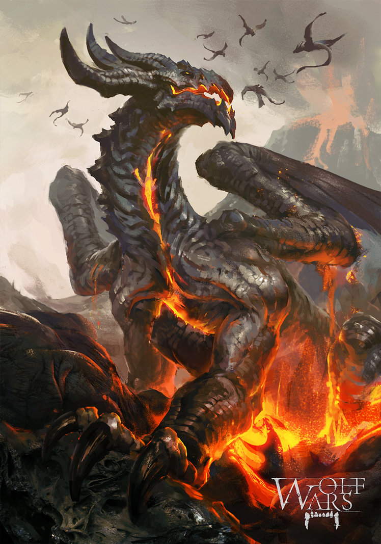 Fire Dragon by rawwad on DeviantArt