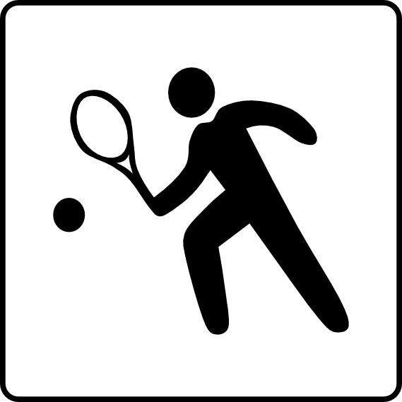 gerald g 32 hotel icon has tennis court scalable vector graphics ...