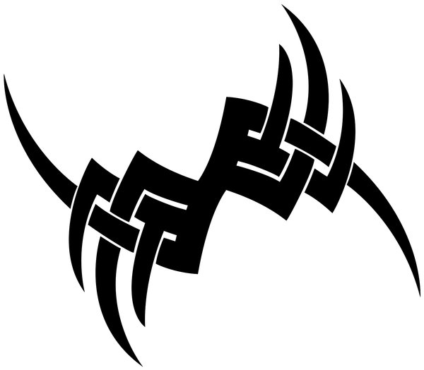 DeviantArt: More Like Simple Tribal Tattoo Design by ZacNewton
