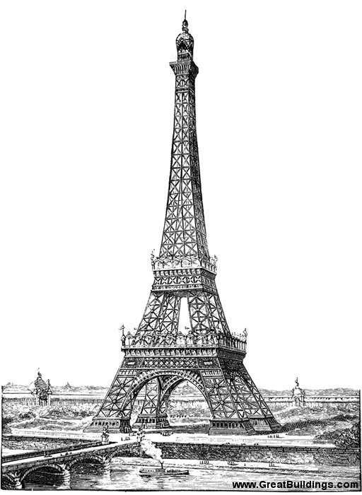 Eiffel Tower - Gustave Eiffel - Great Buildings Architecture