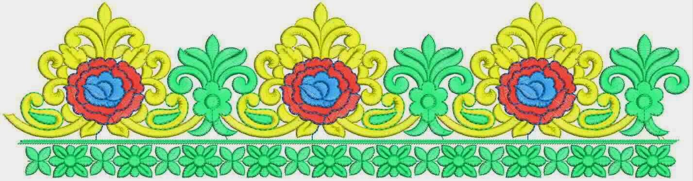 Mix Style Multi Colored Lace Designs ~ Embdesigntube