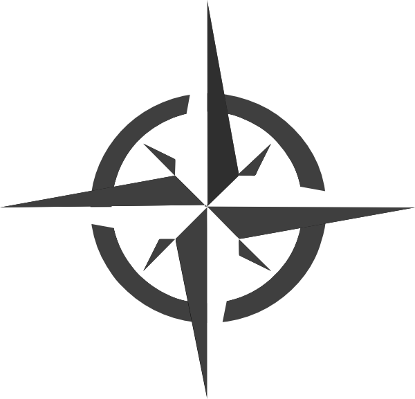 White Compass Rose Clip Art at Clker.com - vector clip art online ...