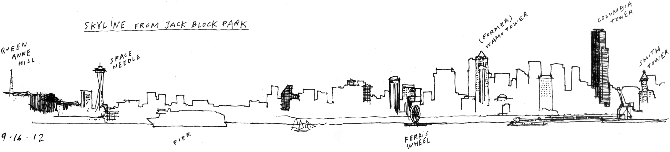 Dissecting the skyline from Jack Block Park | The Seattle Times