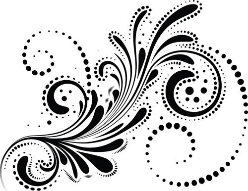 Swirls decor design vector set 05 - Vector Frames & Borders free ...