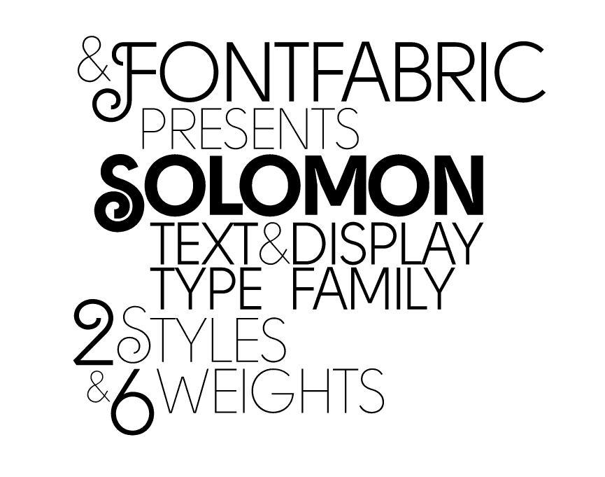 Solomon font | Fontfabric™