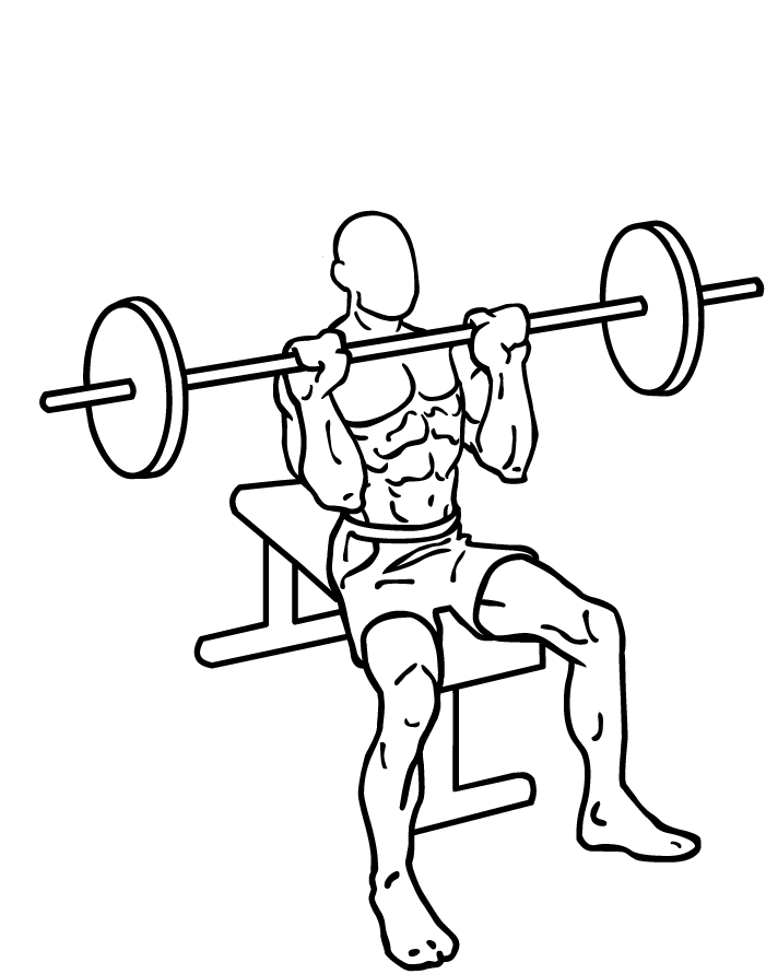 Seated Military Press - A Shoulders Exercise for your Shoulder ...