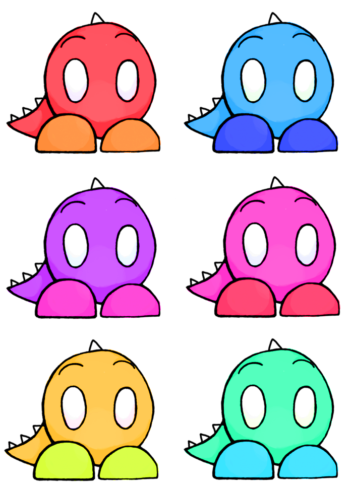 Rawr Dinos -Other Colors- by Emo-Girl-AlexaUchiha on deviantART