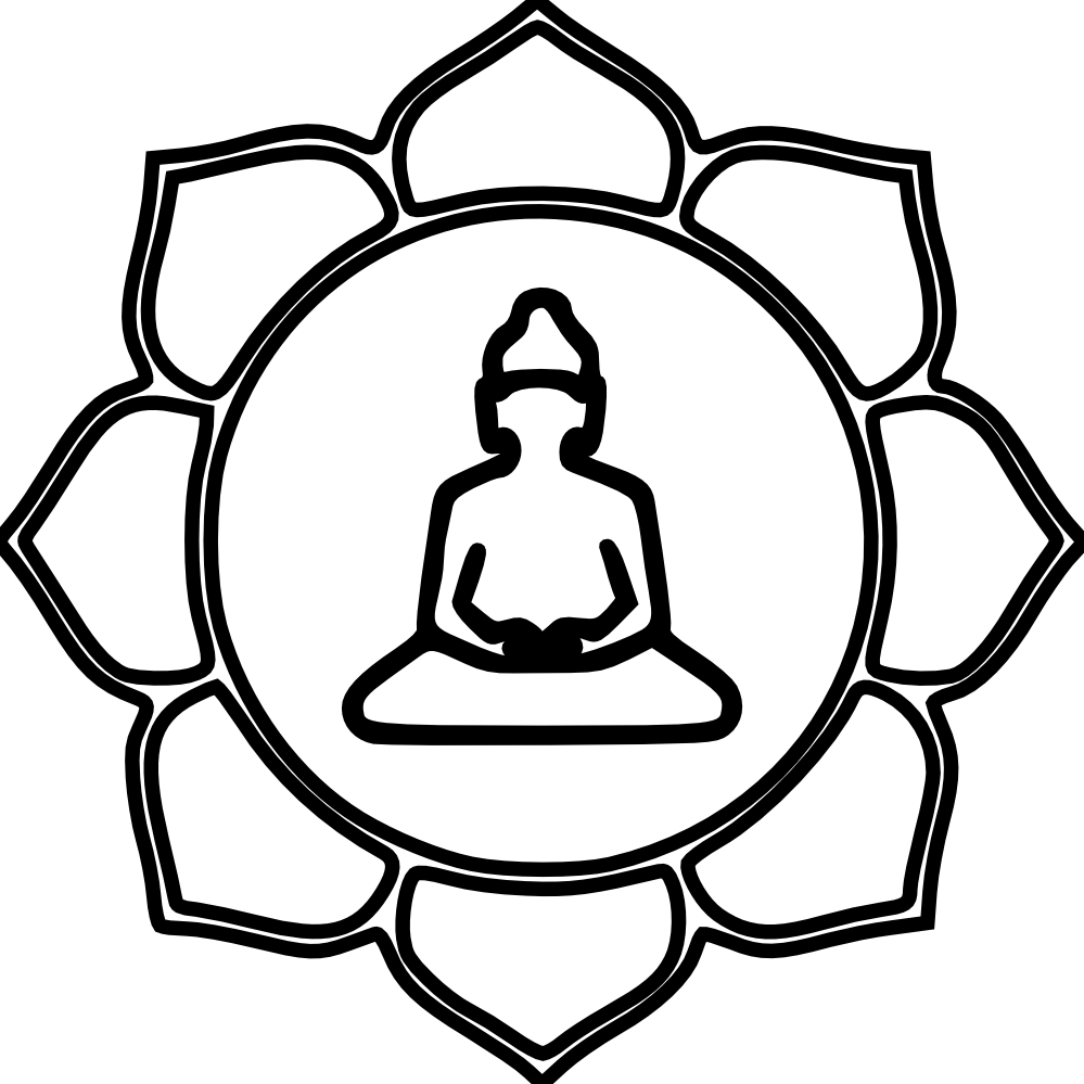 Pix For > Buddha Clipart Black And White