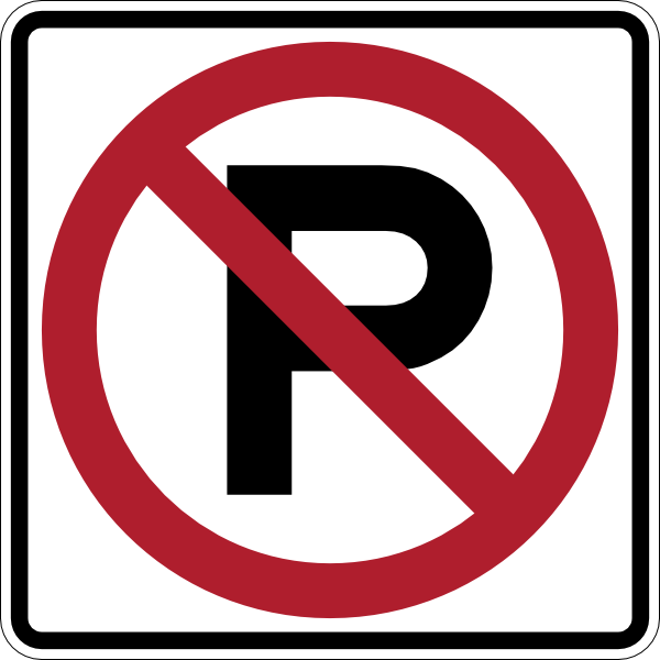No Parking Sign Clip Art at Clker.com - vector clip art online ...