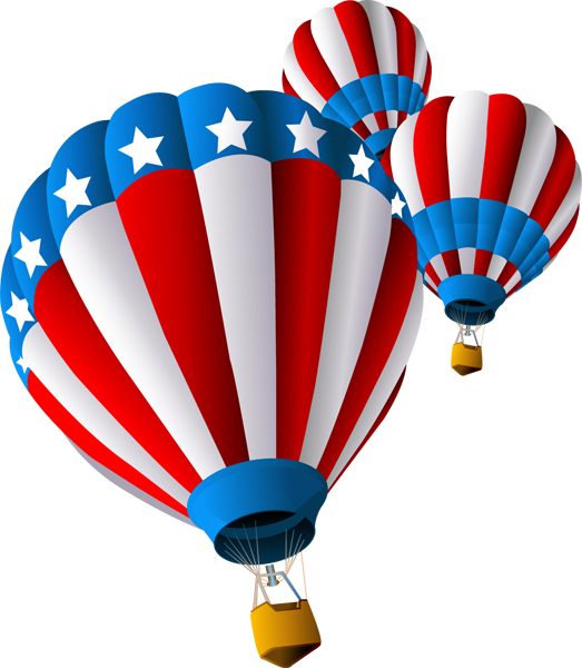July 4th Hot Air Balloons - ClipArt Best - ClipArt Best