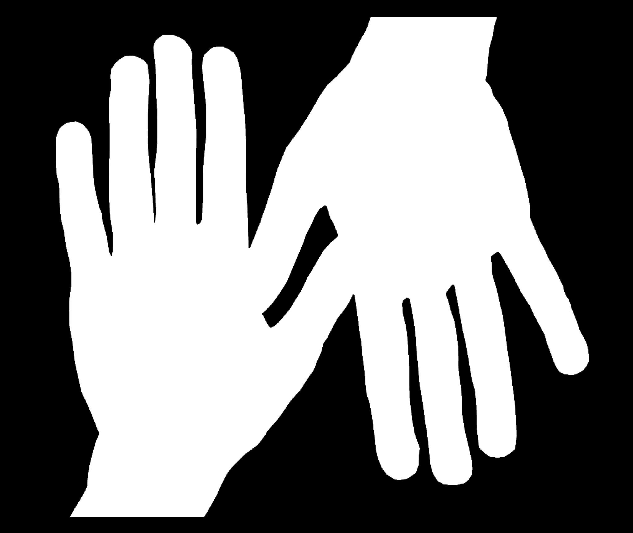 Hand Outline - ClipArt Best