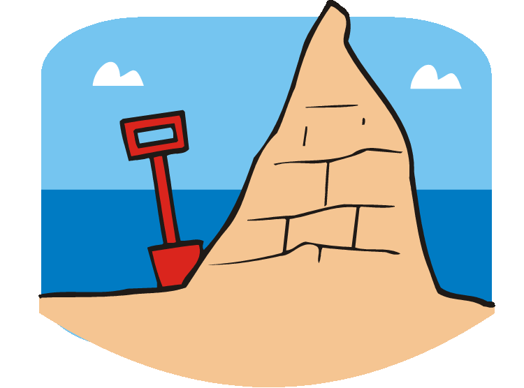 Sand Castle Clip Art - ClipArt Best