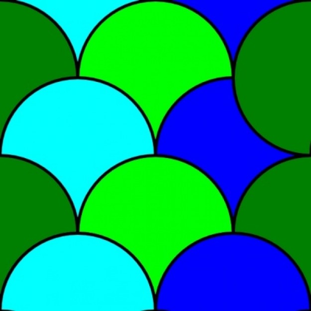 Circles Tile Pattern clip art Vector | Free Download