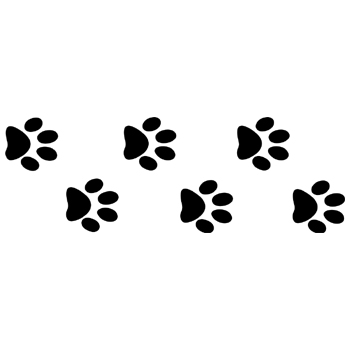 Picture Of Dog Paw Prints - Cliparts.co
