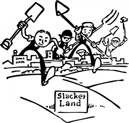 Slacker Land clip art Vector clip art - Free vector for free download