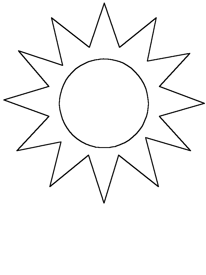 coloring pages gallery: Sun Coloring Pages Gallery