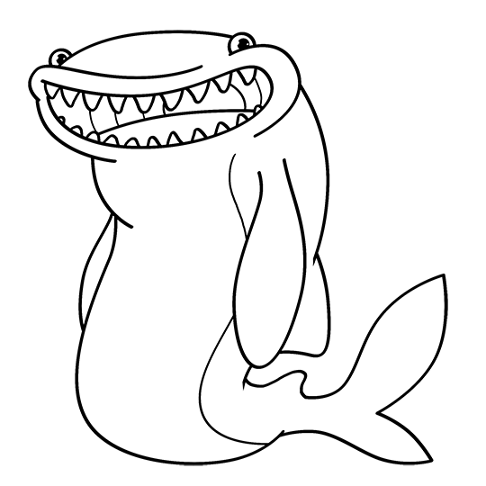 Whale Shark Drawing Cartoon Lesson