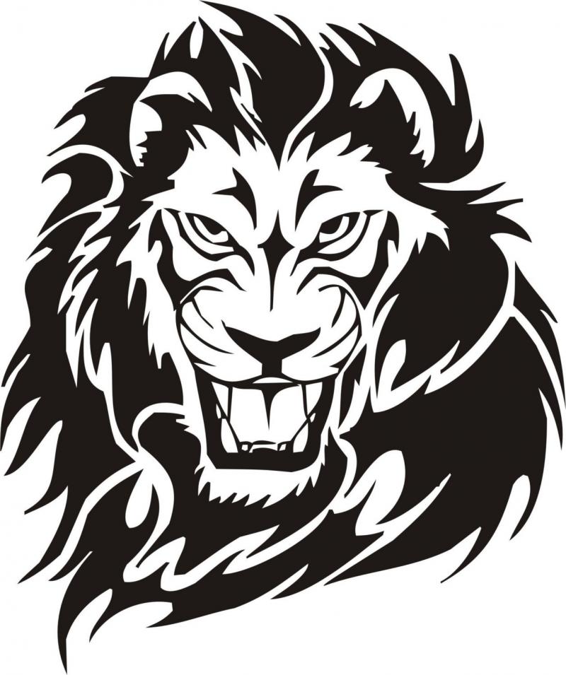 Lion Face Drawing | DrawingSomeone.com
