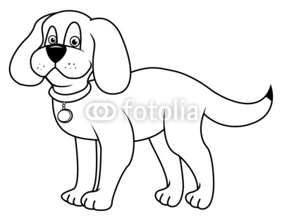 dog outline" Stock image and royalty-free vector files on Fotolia ...