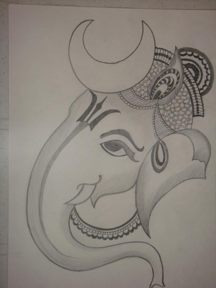 Ganesh drawing | DIY | Pinterest