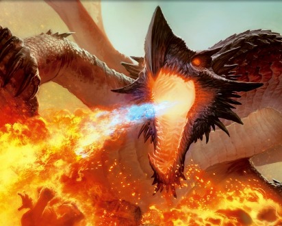 Fire Breathing Dragon Wallpaper (1418x945) - Desktop Background