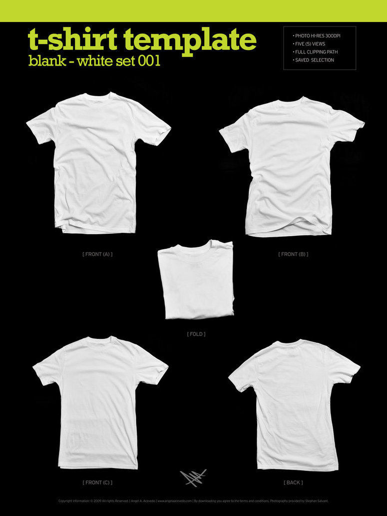 Blank T-Shirt - White 001 by angelaacevedo on DeviantArt