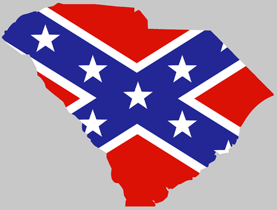 Rebel Flag SOUTH CAROLINA sticker | American Method