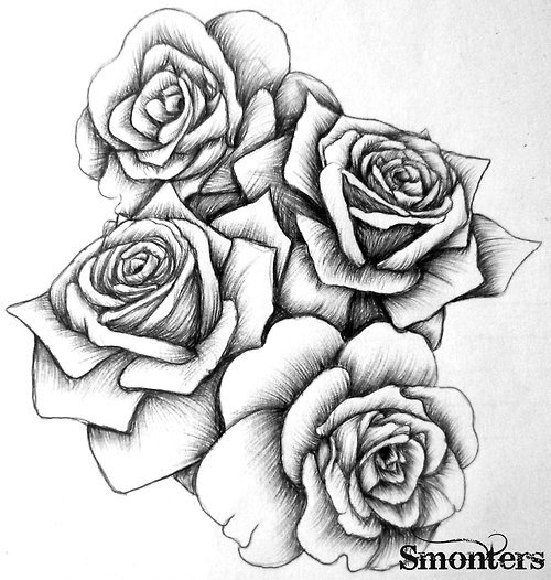 Rose Drawings - Cliparts.co