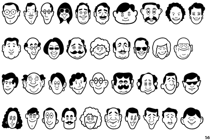 Identifont - Smiling Faces