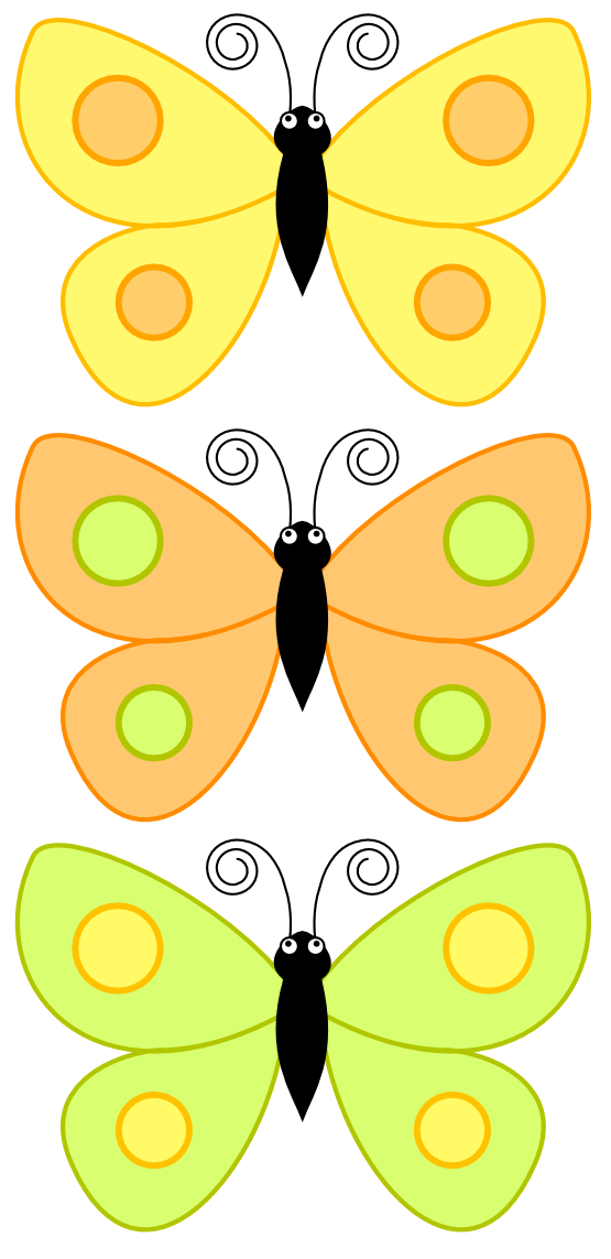 clipartist.net » Clip Art » Butterfly Dw Flower Geometry ...