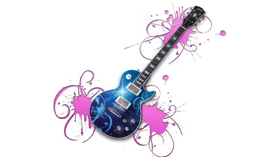 Musical Instruments, Rock Guitars - Wallpaper Ban