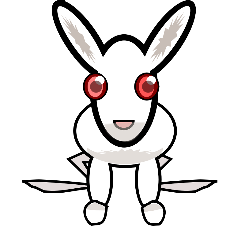 Clipart - white_rabbit