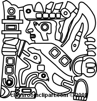 History : incaBW : Classroom Clipart