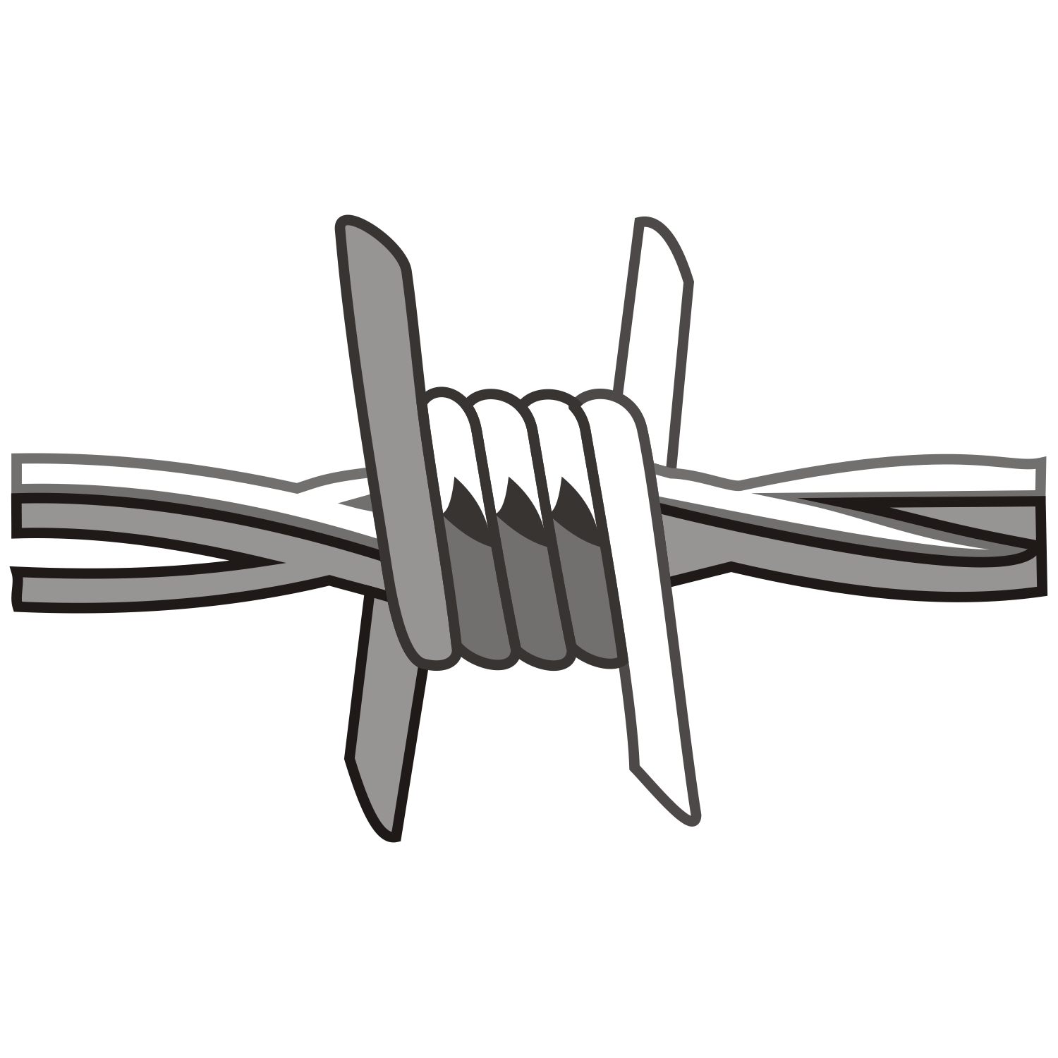 Barbed Wire Vector Free - ClipArt Best