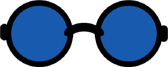 blue sunglasses clipart