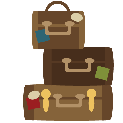 Pix For > Stacked Suitcase Clip Art