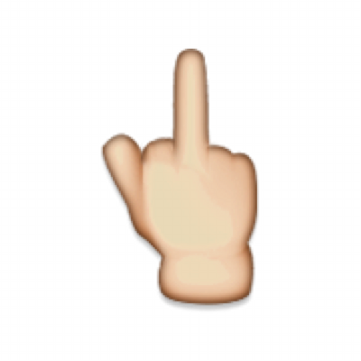 Middle Finger Emoji (@EmojiFinger) | Twitter