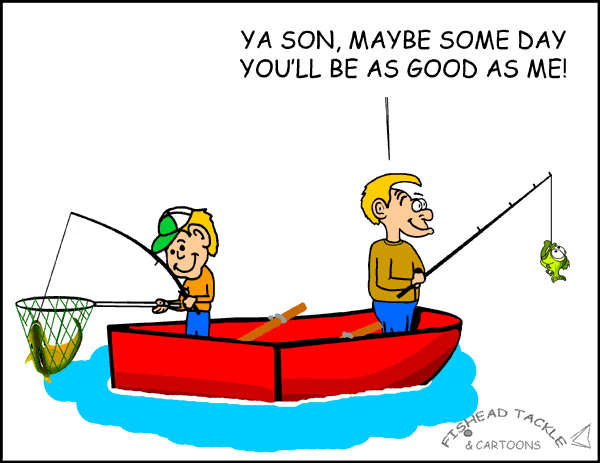 New Fishing Cartoon 1/31/10 | Fishead Tackle Blog