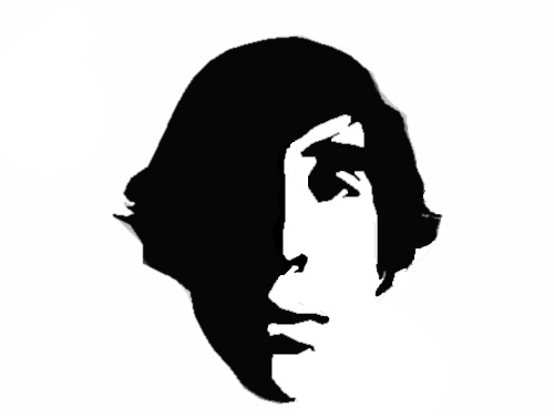 Stencil of my face