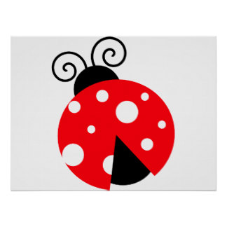 Ladybug Drawing Posters, Ladybug Drawing Prints, Art Prints ...