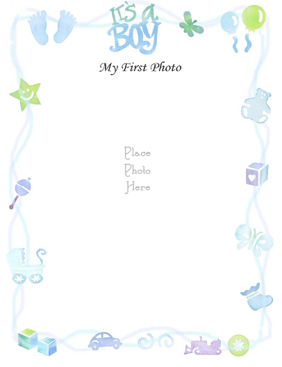 Baby Boy Borders - ClipArt Best