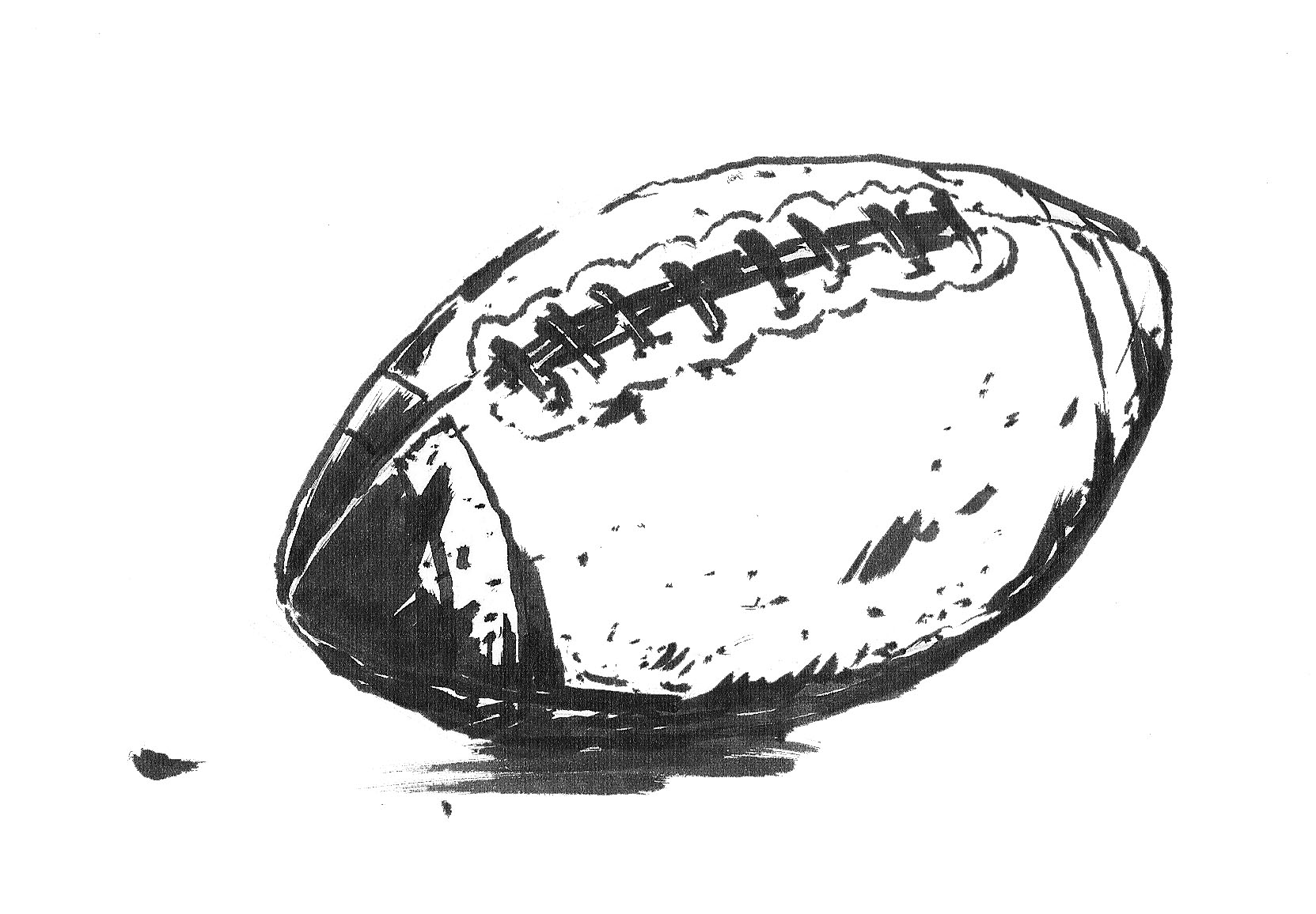 a football | 52 Weeks of Drawing