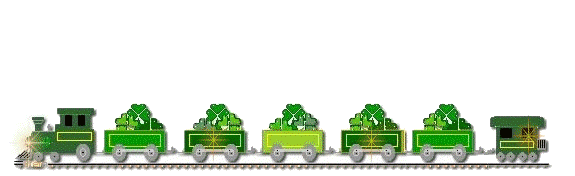 Animated Happy St. Patrick's Day: Train | PunjabiGraphics.com