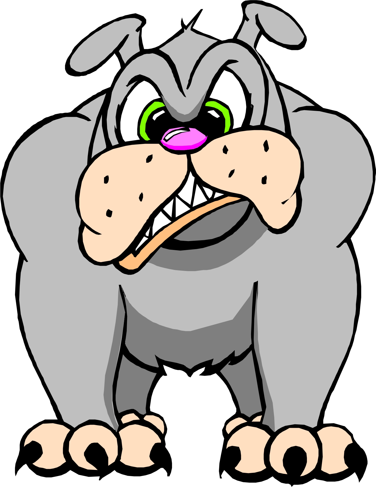 Bulldog Cartoon Pictures Images Gallery