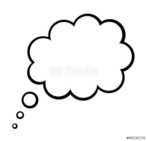 Thought cloud" Stock photo and royalty-free images on Fotolia.com ...